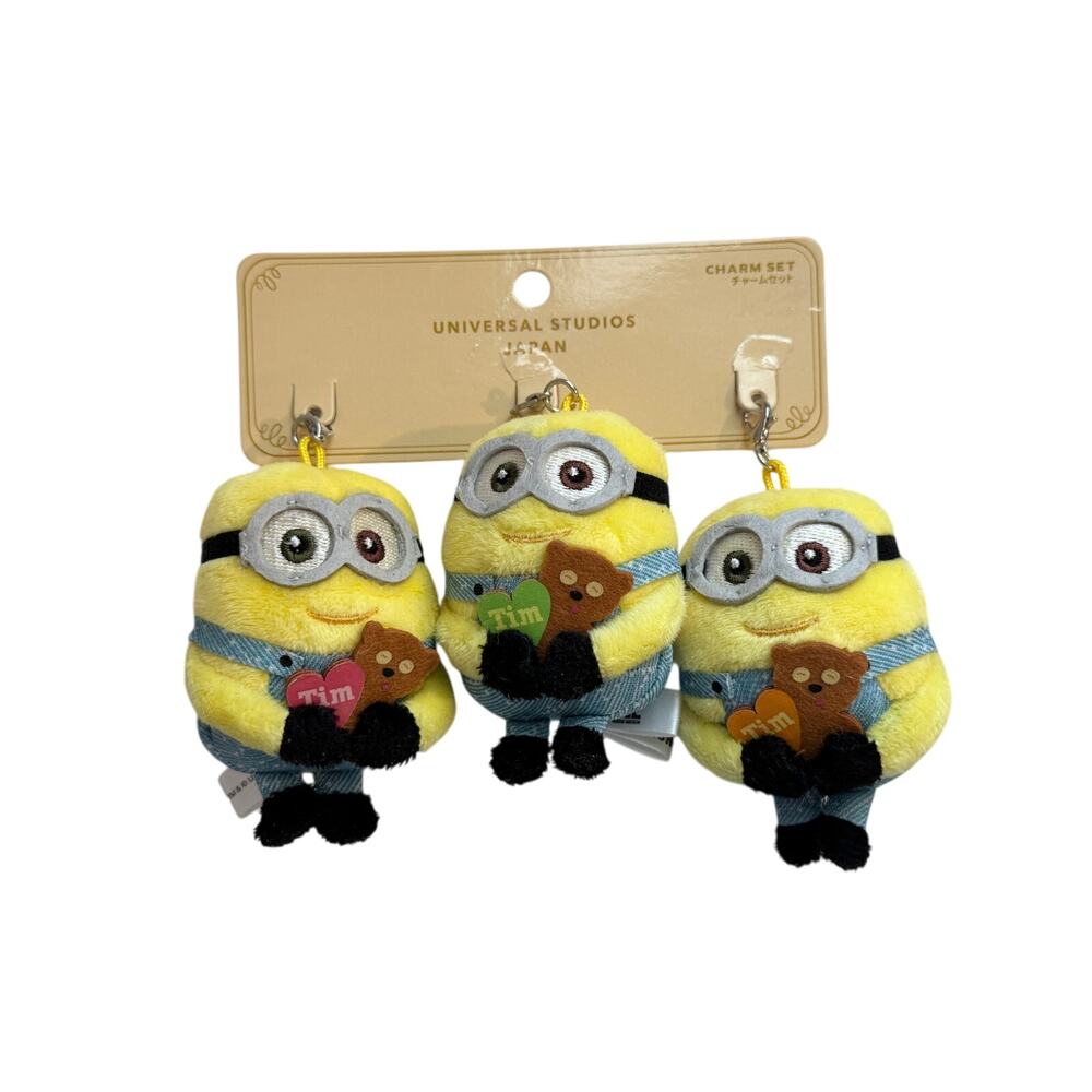 NEW UNIVERSAL STUDIOS JAPAN Minion Despicable Me Charm Set